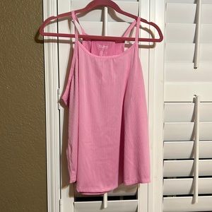 Tek Gear Women’s Workout Gear Sleeveless Pink Color Size XL New